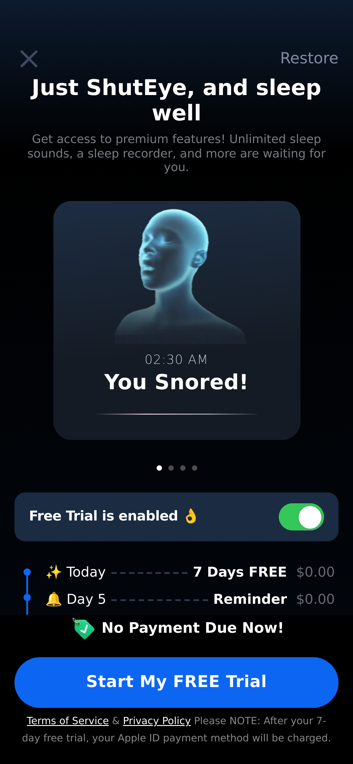 ShutEye: Sleep Tracker, Sound