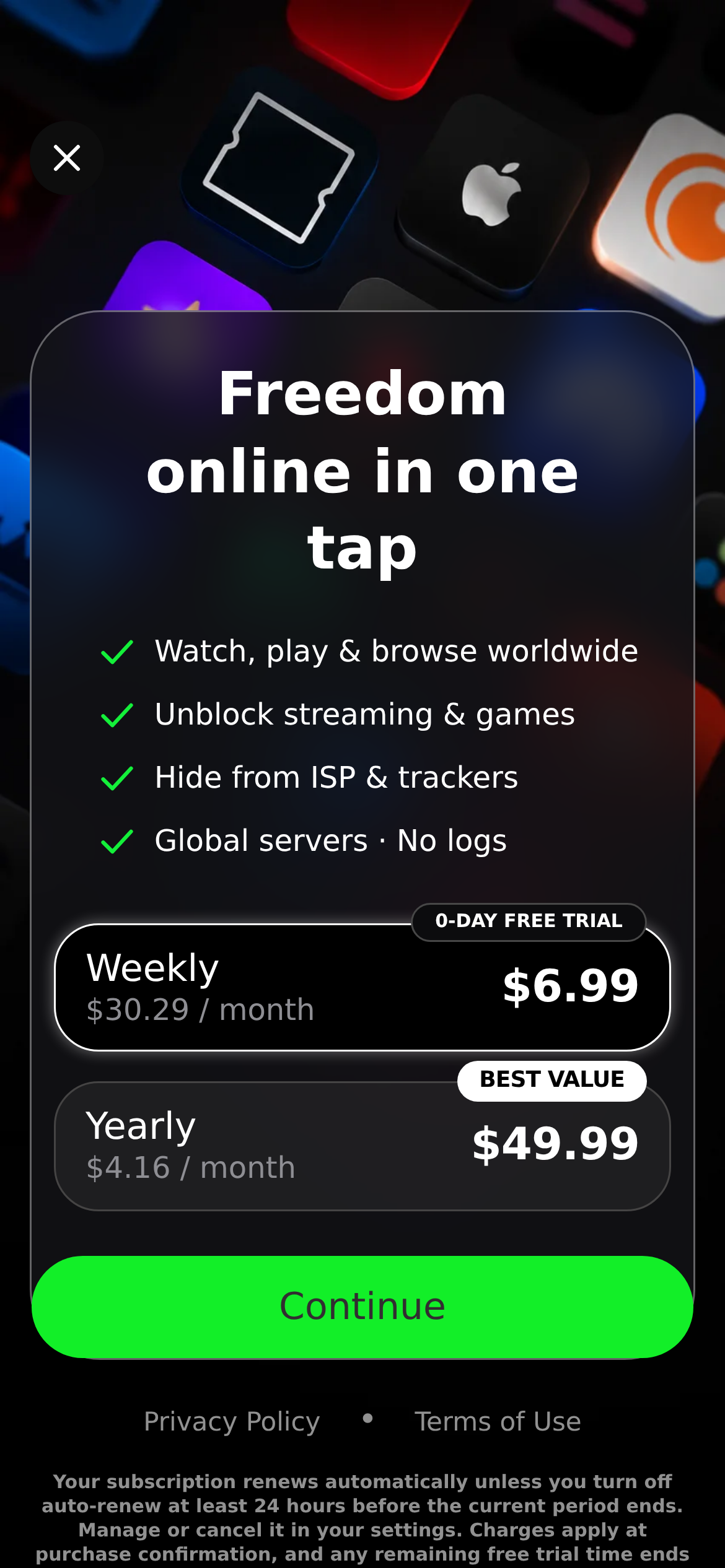 Toggle VPN for Secure Internet